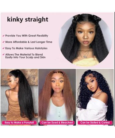 Hair Extensions Kinky Straight Clip in Hair Extensions 8-26" Thick Brazilian 100% Remy Hair Natural Black 8 Pieces with 20 Clips 120g/160g per Set Fit For Full Head Hair Pieces(10inch 160g/Set) 10inch 160g/Set - Buy Online on GoSupps.com