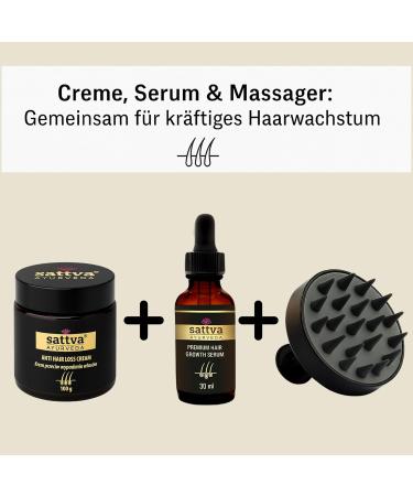 Sattva Ayurveda Cr me anti-perte de cheveux - Cr me naturelle ayurv dique contre la chute des cheveux sans rin age - Nourrit et renforce le cuir chevelu - Favorise la croissance des cheveux - R duit - Buy Online on GoSupps.com