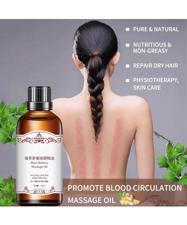 Plant Massage Oil Turmeric Oil for Arthritis & Pain Relief Relaxing Warming Wormwood Ginger Essential Oil Organic Rosemary Oil Moisturizing Body Oil Promote Blood Circulation (1PCS) - Buy Online on GoSupps.com
