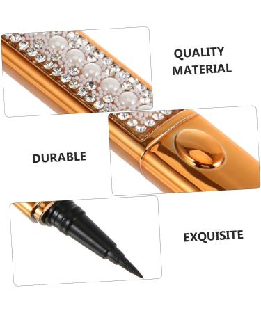 FOYTOKI 3pcs Self Adhesive Mascara Self- Adhesive Eyeliner Self-adhesive Eye Liner Lash Tools Golden Plastic - Buy Online on GoSupps.com