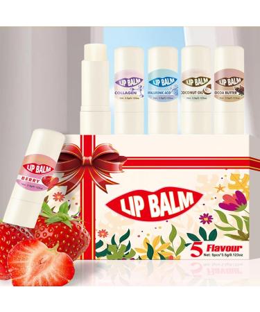  Generisch Set of 5 lip balms - Soothing volumizing cream - For hydrated women - Day and night skincare - For travel and winter - Buy Online on GoSupps.com