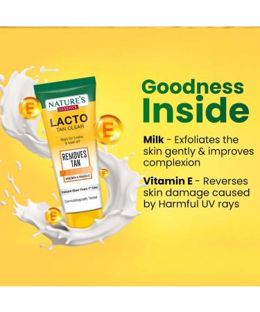 Nature's Essence Lacto Tan Clear 100 ML - Best Self-Tanning Lotion for Even Skin Tone | International Shipping Available - Buy Online on GoSupps.com