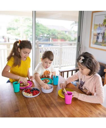 bobo&boo Plant-Based Kids Cups - Melamine & BPA Free, Eco-Friendly Toddler Drinking Cup Set - TROPICAL - Buy Online on GoSupps.com