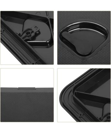 Amarine Made Marine Access Hatch Boat Lid 10-5/8 X 14-3/4 - White/Black 270mmx375mm - Buy Online on GoSupps.com