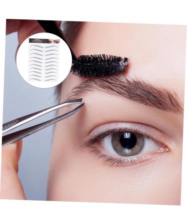 Healeved 36 Sheets eyebrow shaping sticker Brow Transfer stickers light brown eyebrow transfers 21x15cmx3pcs Black 1x3pcs - Buy Online on GoSupps.com