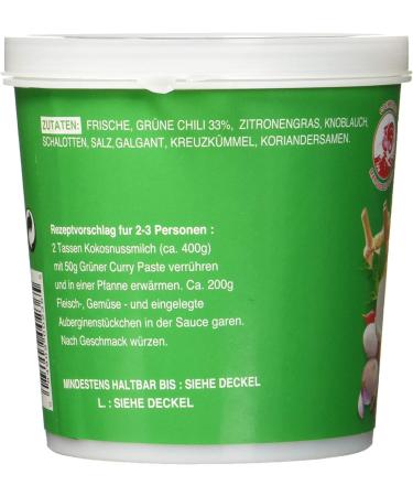  yoaxia Marke Yoaxia Set of 3 jars of green curry paste 400g + small lucky charm pendant - Buy Online on GoSupps.com