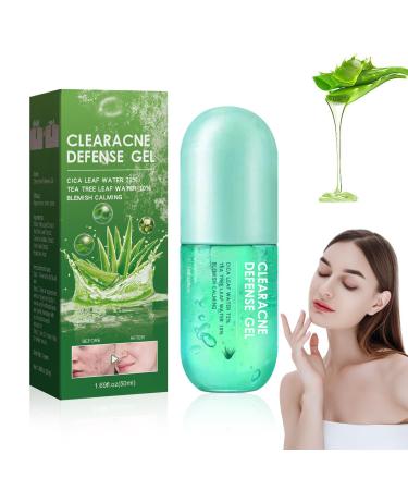 HASAIKA Aloe Vera Acne Cream Aloe Vera Gel Organic Aloe Vera Gel Soothing and Moisturizing Repairing Sunburn and Scars Reduces Acne Imperfections