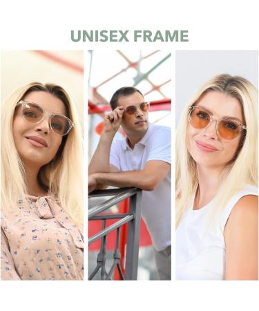 Aura Clarity Migraine Glasses - Blue Light Blocking FL-41 Shades for Men and Women - Buy Online on GoSupps.com