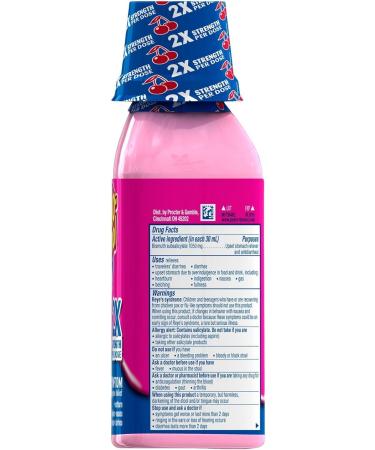 Pepto-Bismol Max Strength Liquid Cherry | 12oz Bottle - Buy Online on GoSupps.com