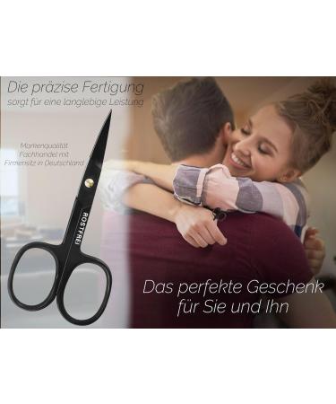 Curved Nail Scissors - Stainless Steel & Black | Professional Quality for Perfect Nails - Fast International Shipping - Buy Online on GoSupps.com