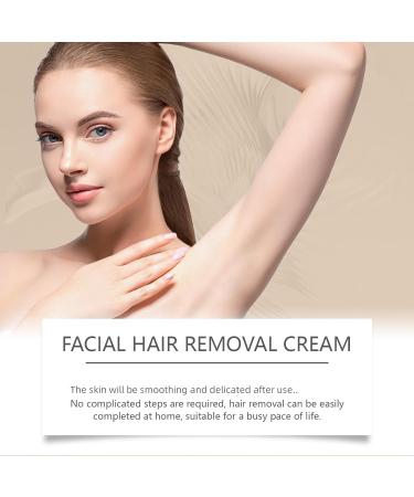  ZHJZGS Coconut-based facial hair removal cream - Gentle and effective hair removal for sensitive skin and upper lip chin pubic and bikini hair face and body for - Buy Online on GoSupps.com