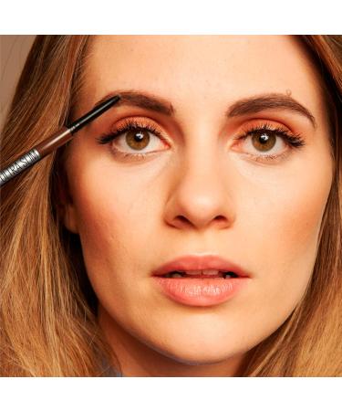 Maybelline New York Brow Ultra Slim Pencil for Brow Temperature with KAM and Ultrafina Color Tip 006 Black Brown - 2 Cosmetics - Buy Online on GoSupps.com