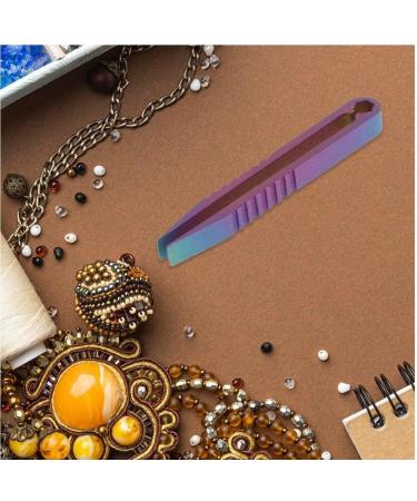 Buy Mini Tweezers TC4 Clip Titanium Style 1 - Precision Tool for Eyebrows & Crafts | International Shipping Available - Buy Online on GoSupps.com