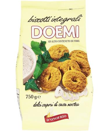 Set of 6 Doemi Biscotti whole grain biscuits 750 g