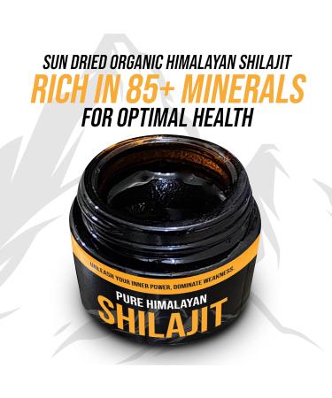 ReHerbify Shilajit Supplement - 0.52 OZ | Authentic Himalayan Organic Resin with Fulvic & Humic Acid | Lab Tested Ayurvedic Formula - Buy Online on GoSupps.com