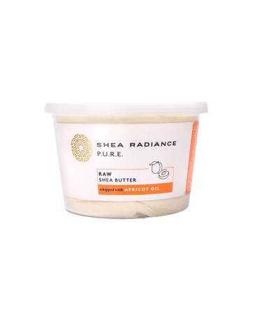Shea Radiance Unrefined Organic Handcrafted Shea Butter - Face, Body, Hand, Skin & Hair Moisturizer - For all Skin Types | Apricot Oil (9oz) Apricot Oil 9 Ounce
