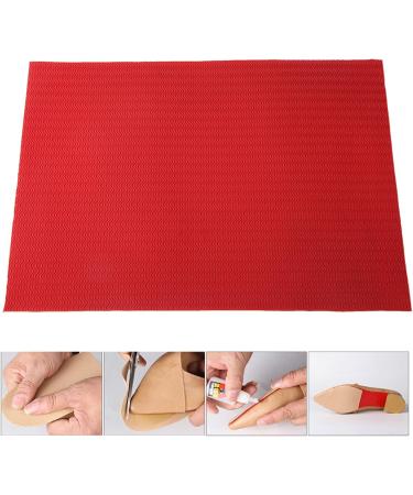 Cowhells Anti Skid Shoe Sole Pad - Wear Resistant Repair Tool for Casual & Sports Shoes | 58cm x 38cm x 2.2mm (Red) - International Shipping Available - Buy Online on GoSupps.com