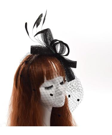 GRACEART Bowknot Fascinator Hats Veil Headband - Buy Online on GoSupps.com