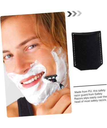 Minkissy Razor Holster - PU Leather Case for Safety & Travel Razors | Protective Cover for Home & Travel - Buy Online on GoSupps.com