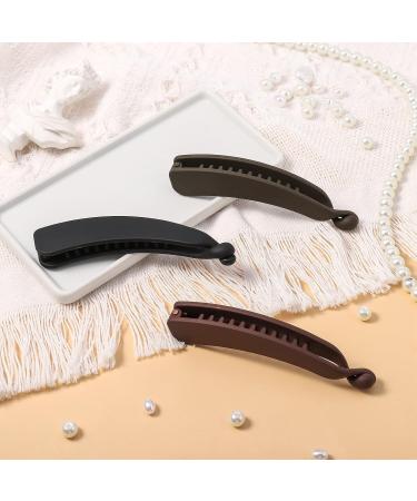 Fuyamp 3-Piece Vintage Banana Hair Clips for Long Hair - Stylish Fish Comb Clips for Women & Girls | International Shipping Available - Buy Online on GoSupps.com