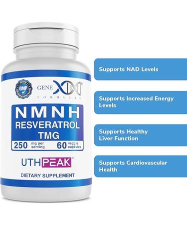 GENEX 250mg NMNH + Resveratrol + TMG Capsules | Healthy Aging Supplement - Buy Online on GoSupps.com