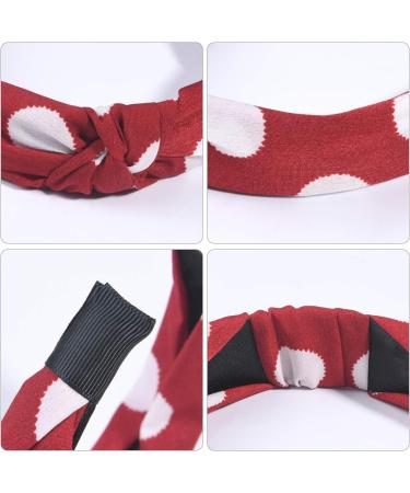 URAQT Headbands for Women 8 Packs Mixed Printed Fabric Hair Band Knot Hairbands Hair Accessories for Daily Wearing Dating Sports 8 color - Buy Online on GoSupps.com
