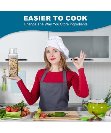 1100 ml Airtight Detergent Dispenser with Measuring Cup Multi-Purpose Washing Powder Dispenser Washing Powder Container Storage Bucket Laundry Detergent Box for Soft Washer (1100 ml) - Buy Online on GoSupps.com