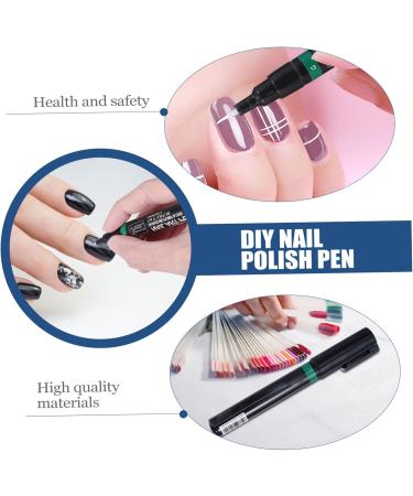 Beatifufu 1pc DIY Nail Polish Pen Nail Tool Manicure Painting Pen Nail Painting Tools Manicure Tool Nail Implements Manicure Drawing Pen Nail Art DIY Tool Manicure Pen Nail Gel Polish Liquid - Buy Online on GoSupps.com