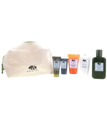 Shop Origins Best Sellers Set for Women - 5-Piece Skincare Collection | Face Wash Lotion Charcoal Mask Serum & Moisturizer - International Shipping Available - Buy Online on GoSupps.com