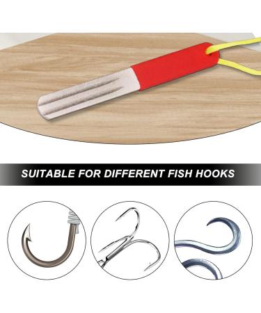Syqzmya 2-Piece Fish Hook Sharpener - Double-Sided Compact & Efficient for Quick Sharpening | Reusable Fishing Tool - Buy Online on GoSupps.com