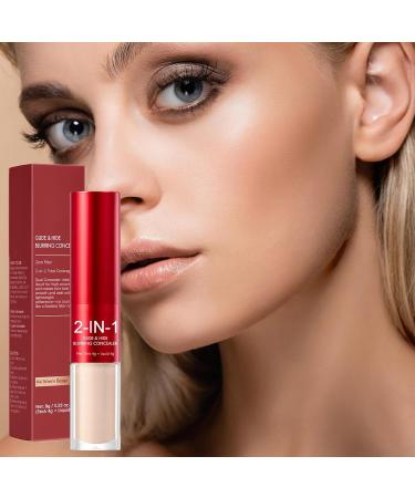 Stick Concealer | Lightweight Formula 8g Dual Ended Natural Long-Lasting Face Makeup - From Foundation to Full Coverage - For Day Night Spring Office Beach Wedding Date Travel Party - Buy Online on GoSupps.com