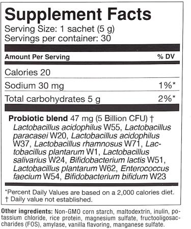 OMNi BiOTiC AB 10 - Clinically Tested Restorative Probiotic - Supports & Restores Gut Flora & Digestion - Digestive Probiotic for Diarrhea - Vegan Hypoallergenic Non-GMO (30 Daily Packets) - Buy Online on GoSupps.com