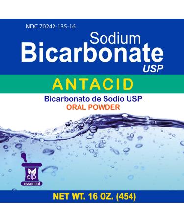 Sodium Bicarbonate Antacid Oral Powder USP 4 oz - Pack of 2 Bottles - Buy Online on GoSupps.com