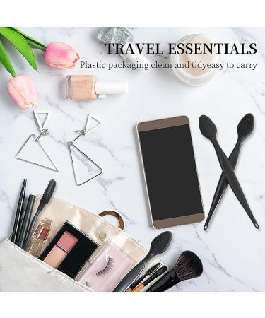 Black Silicone Lip Scrub Brush - 18pcs Double-Sided Exfoliating Scrubber Tool for Smoother Lips - Buy Online on GoSupps.com