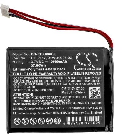 3.7V Battery Replacement for EXFO 01WQ0037-03 | Compatible with GP-2147 MAX Series - International Shipping Available - Buy Online on GoSupps.com