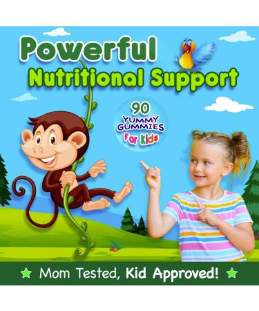 Infusions Super Green Gummies for Kids 90 Count Superfood Booster Soft and Delicious 8 Powerful Blends Vegan Friendly Gluten Free & Non-GMO - Buy Online on GoSupps.com
