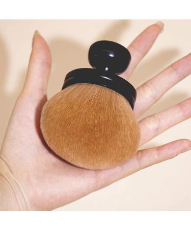 Powder Brush for Loose Powder Blush Brush Makeup Brush Nail Brush Mushroom Head Make up Brush Face Brushes for Foundation Blush Bronzer & Powder black - Buy Online on GoSupps.com