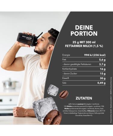 Best Body Nutrition Gourmet Pro Protein Shake - Iced Coffee 500g | Caseinate Whey Isolate & Egg Bar - Premium International Shipping - Buy Online on GoSupps.com