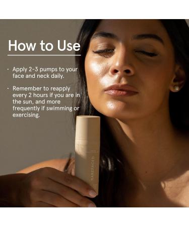 Barefaced Core Four (Retinoid Alternative) - Toning Pads II Liquid Gold Overachiever Tinted SPF - Buy Online on GoSupps.com