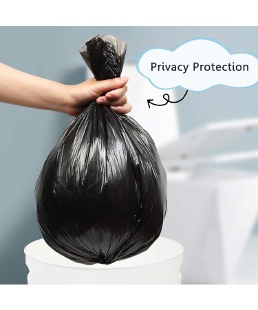 Fyy 6 Gallon Garbage Bags | 100 Black Waste Bags for Kitchen Bathroom & Office | 5 Rolls of Durable Garbage Bags (50x60 cm) - Buy Online on GoSupps.com