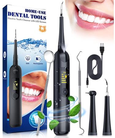 New Plaque Dental Calculus Remover for Teeth Dental Cleaner Tool Kit Electric , ultrasonic Tooth Cleaner - Portable Dental Care for Adult Pets