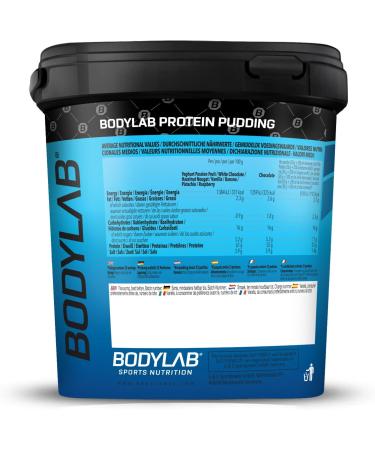 BODYLAB24 Protein Pudding Banana 1000g - 25g Protein per Serving Quick & Easy Preparation Ideal Protein-Rich Snack - Buy Online on GoSupps.com