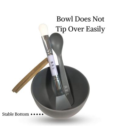 Clay Face Mask Mixing Bowl Set with Bamboo Lid, Spoon, and Brushes - DIY Clay Mask Kit for Facials, Body, and Hair - Buy Online on GoSupps.com