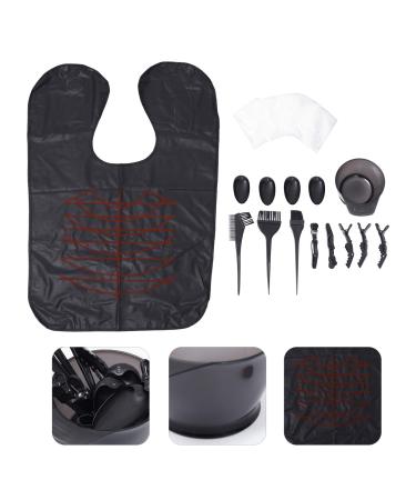 Set Hair Color Kit Hair Tinting Bowl Hair Dye Color Kit Haircut Cape Haircut Apron Hair Dye Mixing Bowl Hair Styling Tools Hair Coloring Plastic Hair Comb Baking Oil