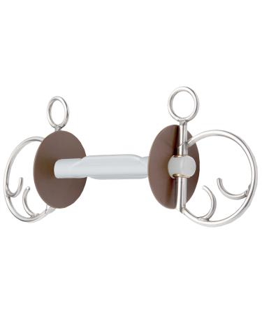 Beris bit jumping combination curb bit butterfly bar soft grey 10259-130-S 130mm soft