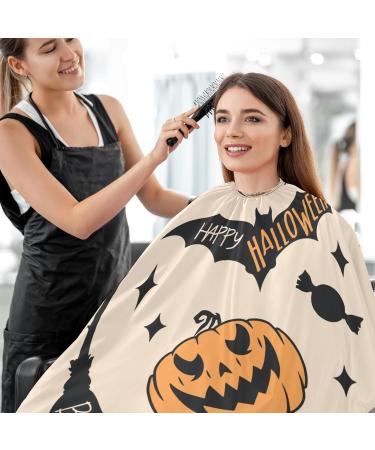 Kigai Happy Halloween Barber Cape | Waterproof Hair Cutting Cape for Men & Women | Adjustable Snap Closure Salon Cape - Buy Online on GoSupps.com