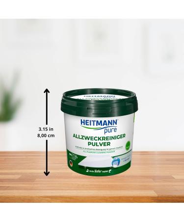 HEITMANN pure Multi-Purpose Cleaner Vegan Powder Microplastics Free 300g - Buy Online on GoSupps.com