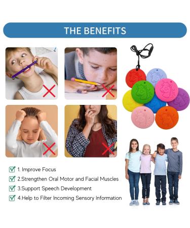 Caetroid Sensory Silicone Block Teething Ring for Kids with ADHD Autism & Biting Needs - Speech Therapy Aid for Boys & Girls - Buy Online on GoSupps.com