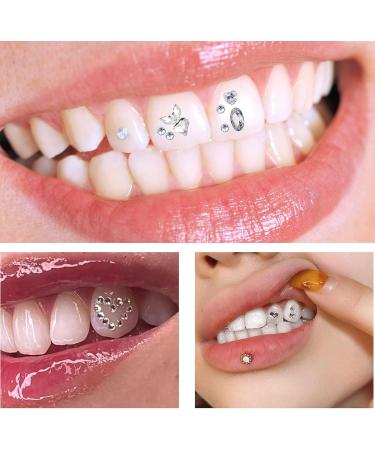 Fiorland Tooth Gems Kit for Teeth with Light 2025 New Professional 140 Pcs DIY Gem Jewelry for Man Women Sparkling Crystals (D) - Buy Online on GoSupps.com