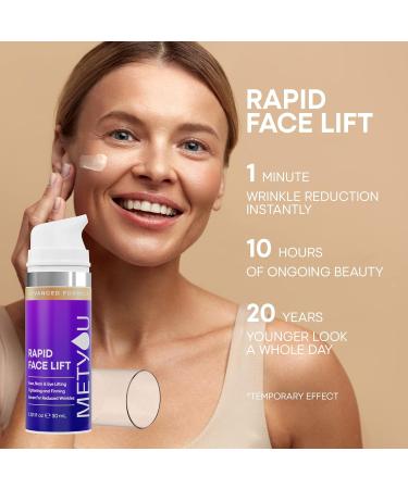 Rapid Face Lift Anti-aging Wrinkle Reduction Serum with Peptides for Women & Men - Instantly Reduces Crow's Feet, Dark Circles, and Wrinkles - 1.01oz (Pack of 112) - Buy Online on GoSupps.com